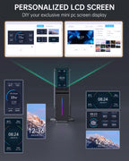 Intel 12th Gen Alder Lake N150 Mini PC M.2 NVMe SSD Mini Computer Gaming Computer LCD Screen Vertical Mini Tower