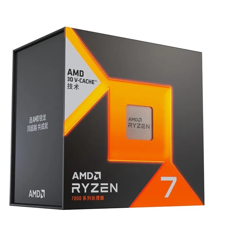 AMD Ryzen 7 7800X3D / 9800X3D / R9 7900X3D — AM5 Gaming CPU, Boxed with Integrated Graphics