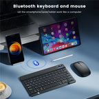 Ultra-Slim Bluetooth-compatible Keyboard Portable Mini Wireless Keyboard for iPad iPhone Tablet Phone Smartphone iOS Android Win