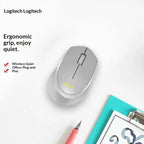 Logitech M330 Silent Wireless Office Mouse — Compact, Quiet, Comfortable