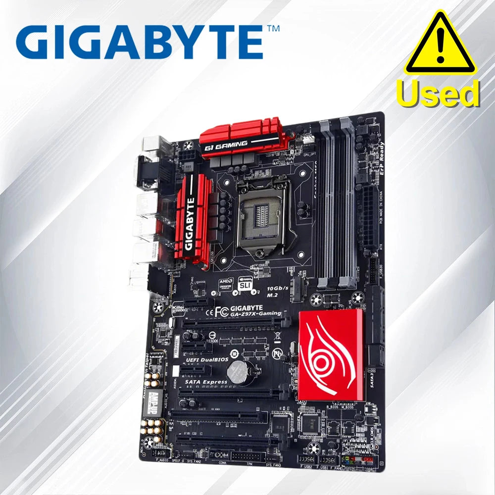Gigabyte Z97X GAMING 5 Computer USB3.0 SATAIII Motherboard LGA 1150 DDR3 Z97 Desktop Mainboard