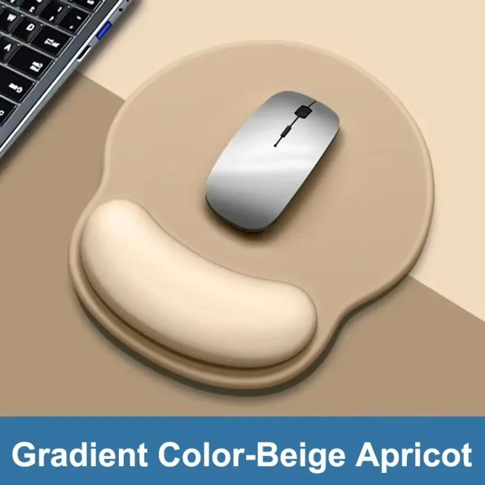 Durable Non-Slip Gradient Mouse Pad Soft Silicone Comfortable Wrist Rest Smooth Surface Desktop Wrist Support Computer Desktop