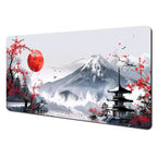 Red and black art landscapes large Mouse Pad anti-slip Durable Desk Mat offices accessories keyboard mouse mat tapis de bureau