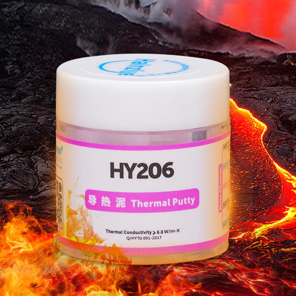 10g Thermal Paste Non-Conductive Thermal Compound Paste Heatsink Paste Heat Transfer Grease for IC/Processor/CPU/GPU/All Coolers