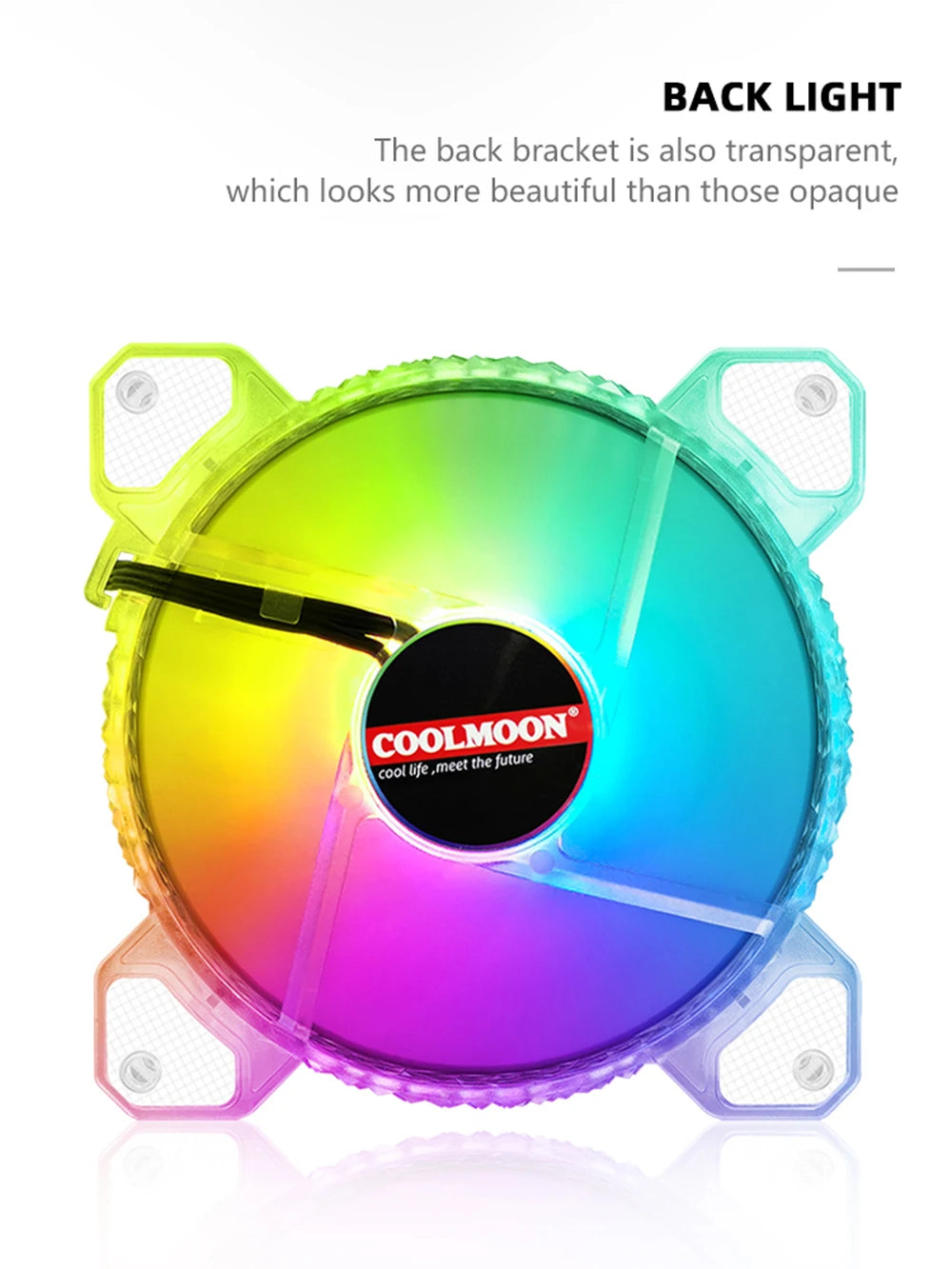 Coolmoon 12CM ARGB Fan PWM Control 5V ARGB 3Pin Chassis Heatsink Quiet Fan AURA SYNC 4Pin for PC Case Water Cooler CPU Radiator