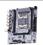 QIYIDA X99 Motherboard kit set LGA 2011-3 Xeon E5 2640 V4 CPU DDR4 16GB PC4 REG ECC Memory NVME M.2 PCI16x3.0 M-ATX