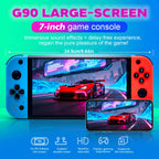 G90 portable retro game console, 7-inch 4K IPS screen, Linux system equipped with quad core high-performance chip, runs smoothly