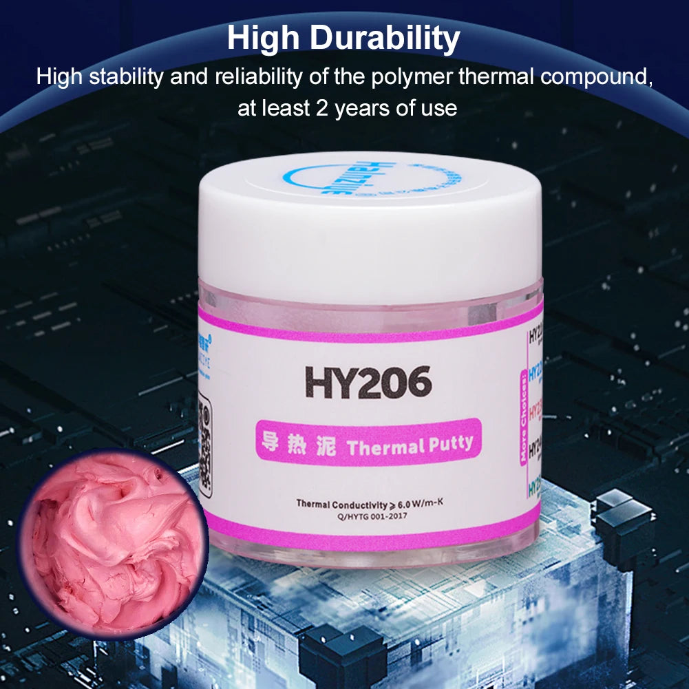 10g Thermal Paste Non-Conductive Thermal Compound Paste Heatsink Paste Heat Transfer Grease for IC/Processor/CPU/GPU/All Coolers