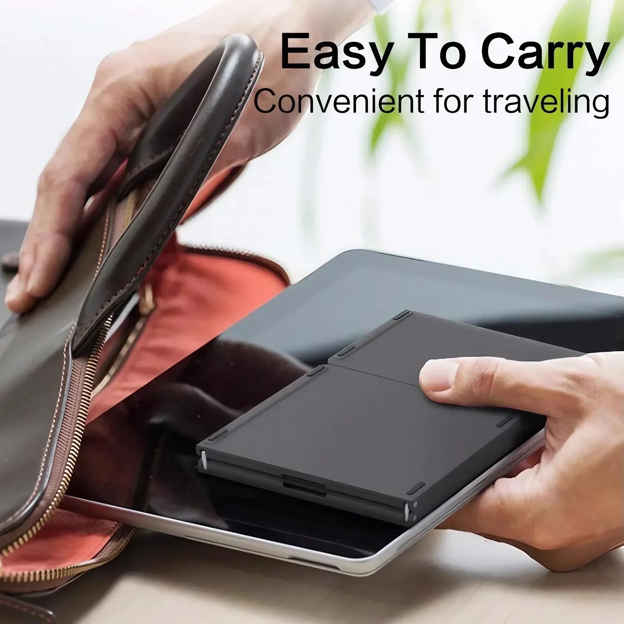 Portable Bluetooth Keyboard for iPad Tablet Mobile Phone Tri-fold Touchpad Wireless External Keyboard Accessories