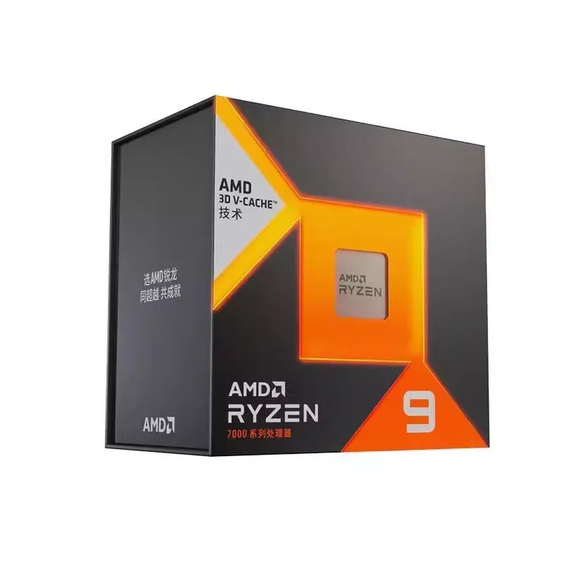 AMD Ryzen 7 7800X3D / 9800X3D / R9 7900X3D — AM5 Gaming CPU, Boxed with Integrated Graphics