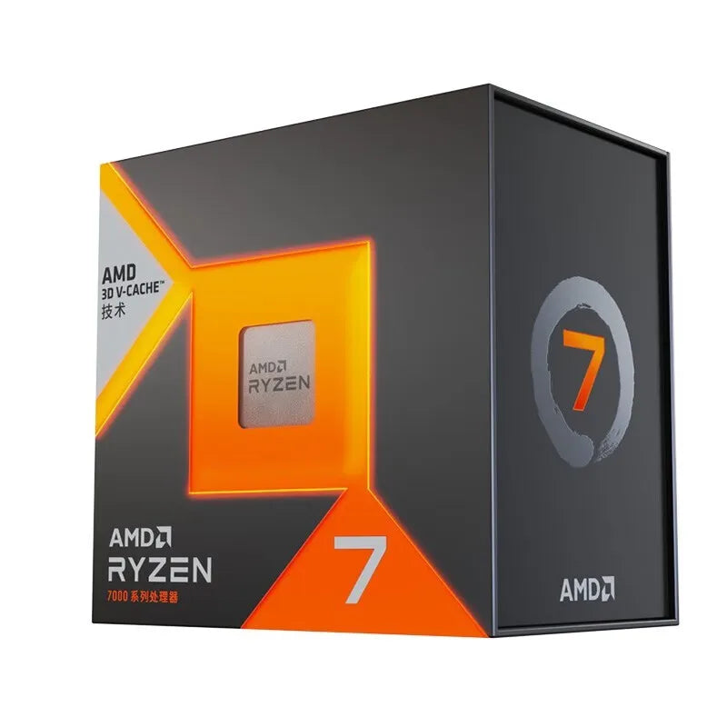AMD Ryzen 7 7800X3D / 9800X3D / R9 7900X3D — AM5 Gaming CPU, Boxed with Integrated Graphics