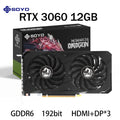 New Gaming Graphics Cards SOYO NVIDIA GeForce RTX 3060 12GB GDDR6 192 Bit Desktop GPU Video Card For PC Computer Components