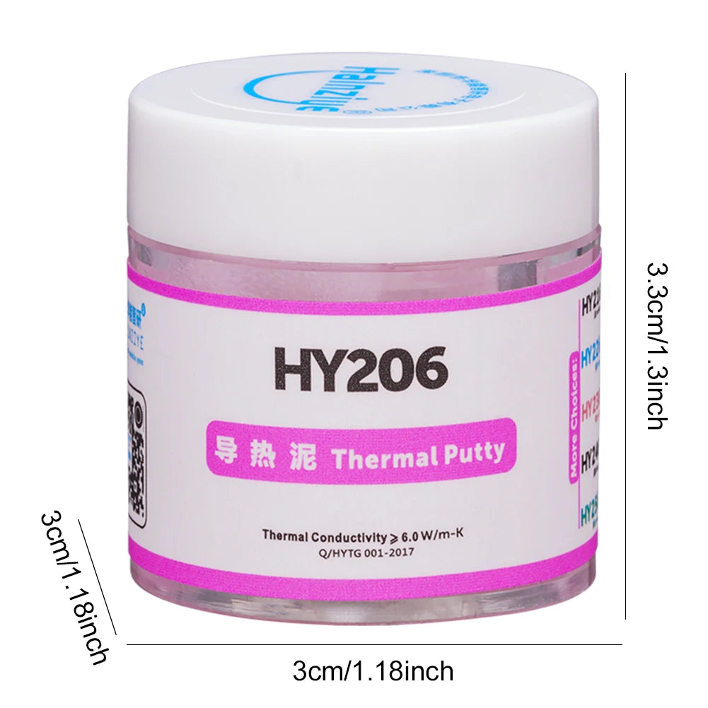 10g Thermal Paste Non-Conductive Thermal Compound Paste Heatsink Paste Heat Transfer Grease for IC/Processor/CPU/GPU/All Coolers