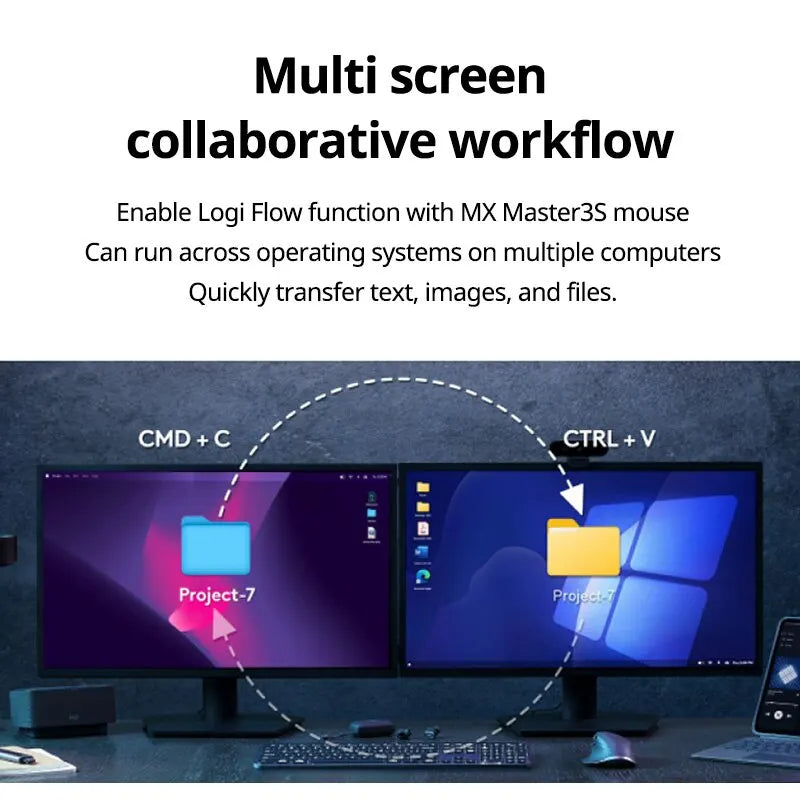 NEW Logitech MX Keys S Wireless Bluetooth Keyboard Office Multi-device Connection Backlit Bolt Ultra-thin and Portable