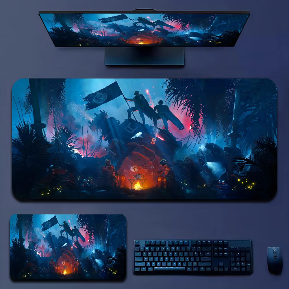 H-Helldiver s 2 Mousepad Boy Pad Natural Rubber Gaming mousepad Desk Mat Size for Gameing World of tanks CS GO Zelda