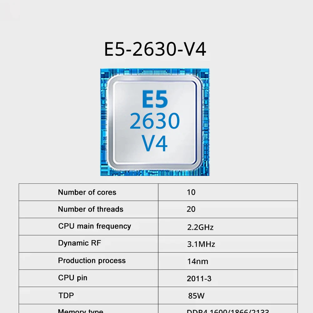 SOYO X99 Gaming Motherboard Kit LGA 2011-3 with E5 2630 V4 CPU DDR4 REG ECC Memory M.2 NAME Computer components Mainboard