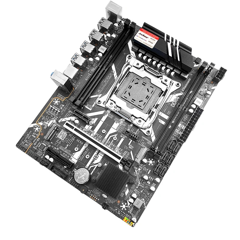 JIESHUO X99 Gaming Motherboard — LGA 2011-3, Dual-Channel DDR4, PCIe x16, M.2 NVMe