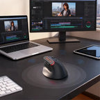 Warvank VM1 Vertical Wireless Mouse — Ergonomic, 1600 DPI, Rechargeable, Silent