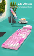 Shipadoo Wireless Keyboard and Mouse Combo Set Gaming Wireless Laptop Desktop Computer Office Accessories Free Wireless Mouse