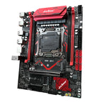 JIESHUO X99-JS11 Motherboard Set for Gaming with Xeon E5-2680 V4 Processor Compatible with DDR4 2133MHz Dual-Channel RAM & WiFi