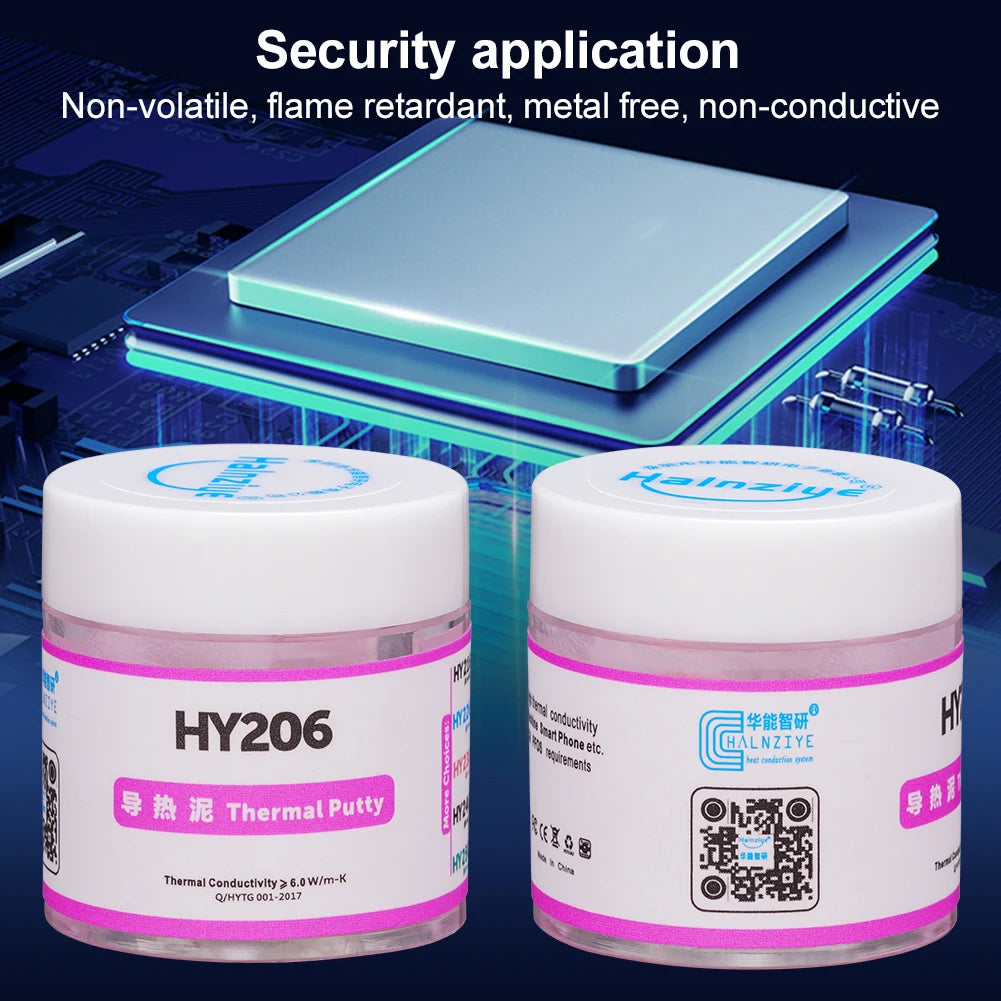 10g Thermal Paste Non-Conductive Thermal Compound Paste Heatsink Paste Heat Transfer Grease for IC/Processor/CPU/GPU/All Coolers