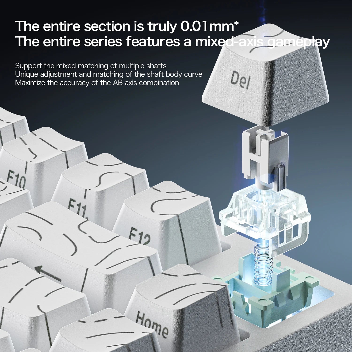 ATTACK SHARK R82 HE Wired RGB Lighting 8KHz Magnetic Keyboard With 0.005mm RT Accuracy,Support RT/Snap Tap/DKS/MT/TGL