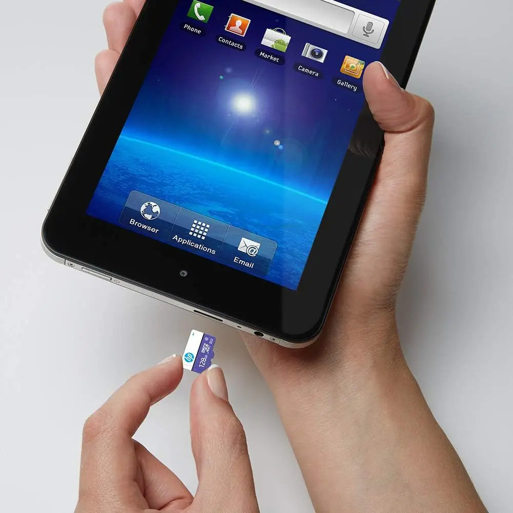 100% Original HP Micro SD Card Class10 U3 Memory Card MicroSD 64GB 128GB 256GB SD/TF Flash Card on For Smartphone Tablet Camera