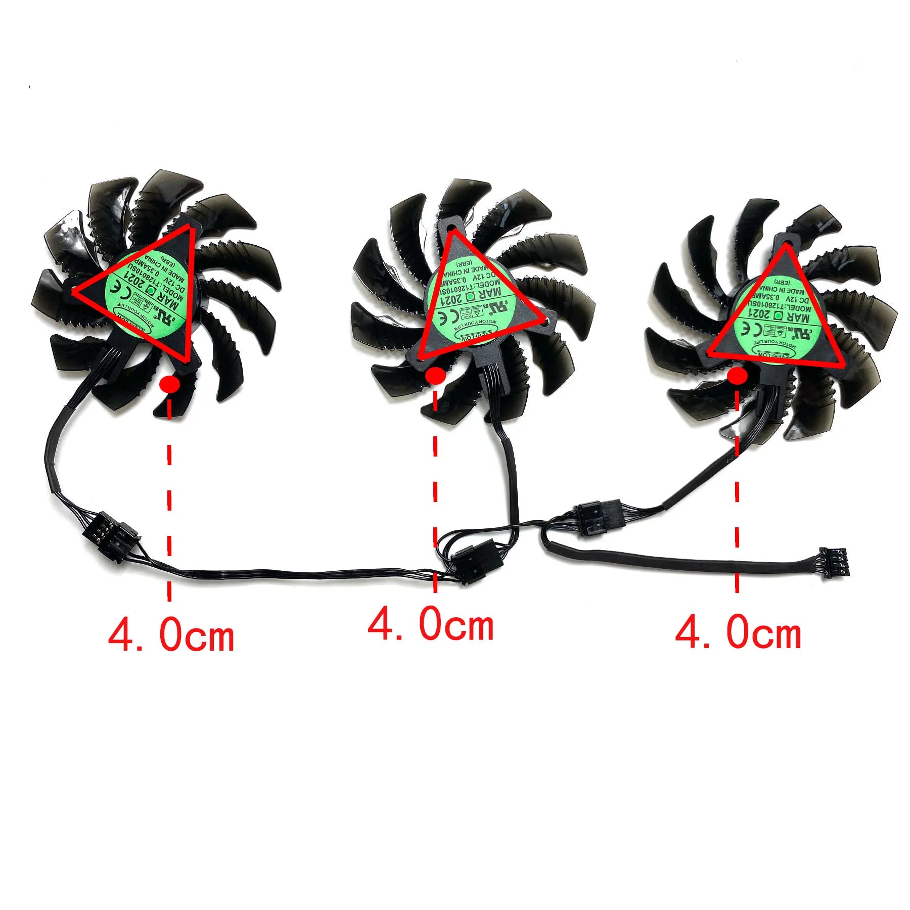 GIGABYTE GTX 1060/1070/1080/1080Ti G1 Gaming Graphics Card Replacement Fan — T128010SU