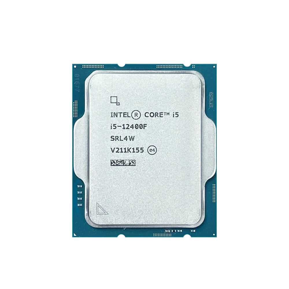 Intel Core i5-12400F — 6-Core 12-Thread LGA 1700 CPU, 2.5GHz / 4.4GHz, 65W, 7nm