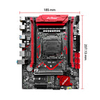 JIESHUO X99-JS11 Motherboard Set for Gaming with Xeon E5-2680 V4 Processor Compatible with DDR4 2133MHz Dual-Channel RAM & WiFi
