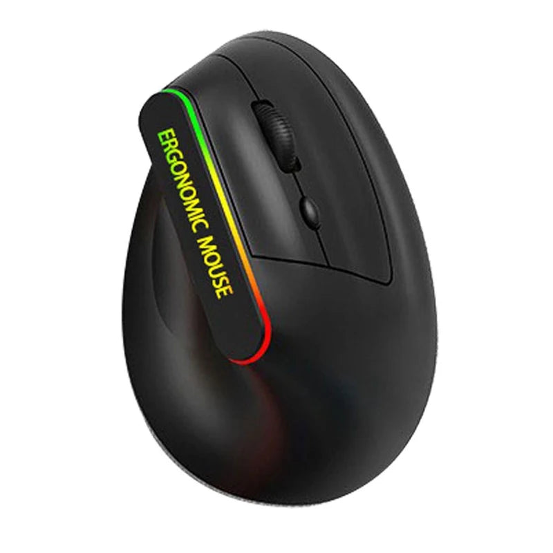 Warvank VM1 Vertical Wireless Mouse — Ergonomic, 1600 DPI, Rechargeable, Silent