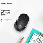 Logitech M330 Silent Wireless Office Mouse — Compact, Quiet, Comfortable