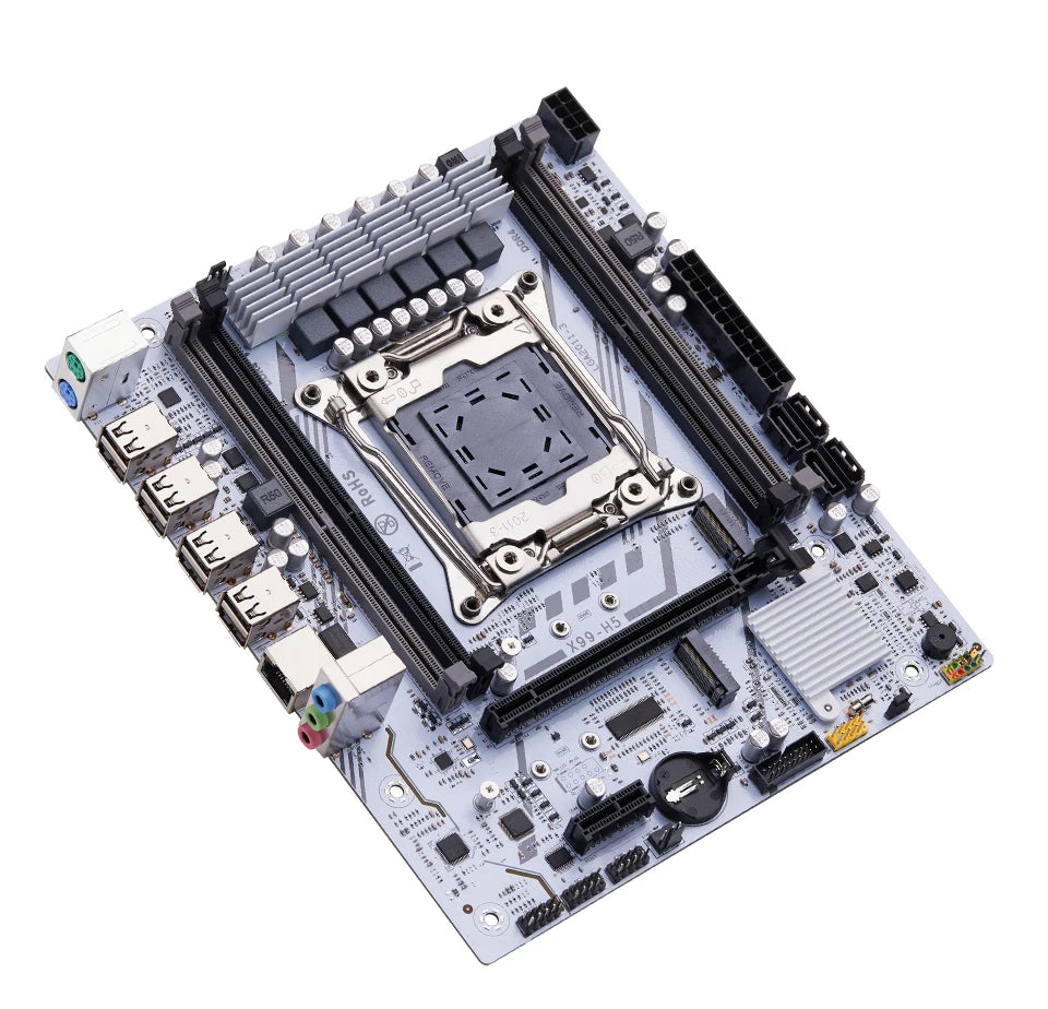 QIYIDA X99 Motherboard kit set LGA 2011-3 Xeon E5 2640 V4 CPU DDR4 16GB PC4 REG ECC Memory NVME M.2 PCI16x3.0 M-ATX