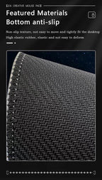 Red and black art landscapes large Mouse Pad anti-slip Durable Desk Mat offices accessories keyboard mouse mat tapis de bureau