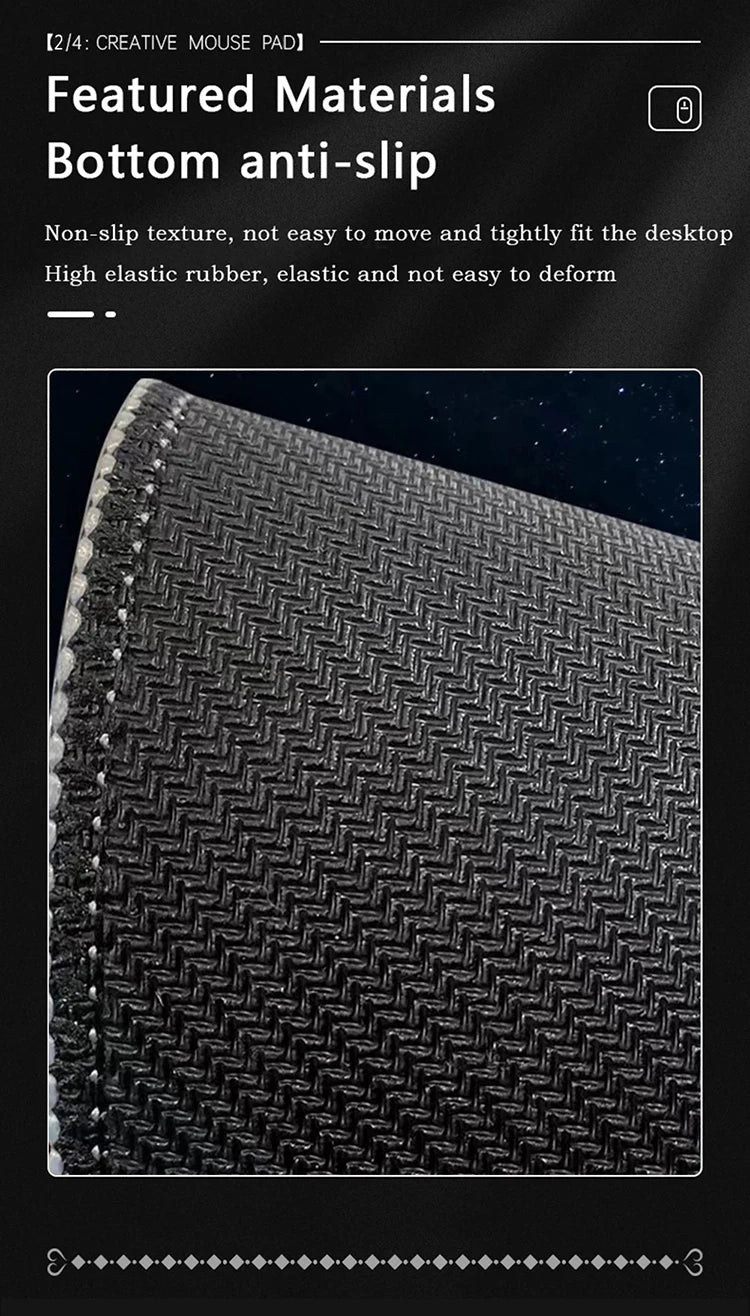 Red and black art landscapes large Mouse Pad anti-slip Durable Desk Mat offices accessories keyboard mouse mat tapis de bureau