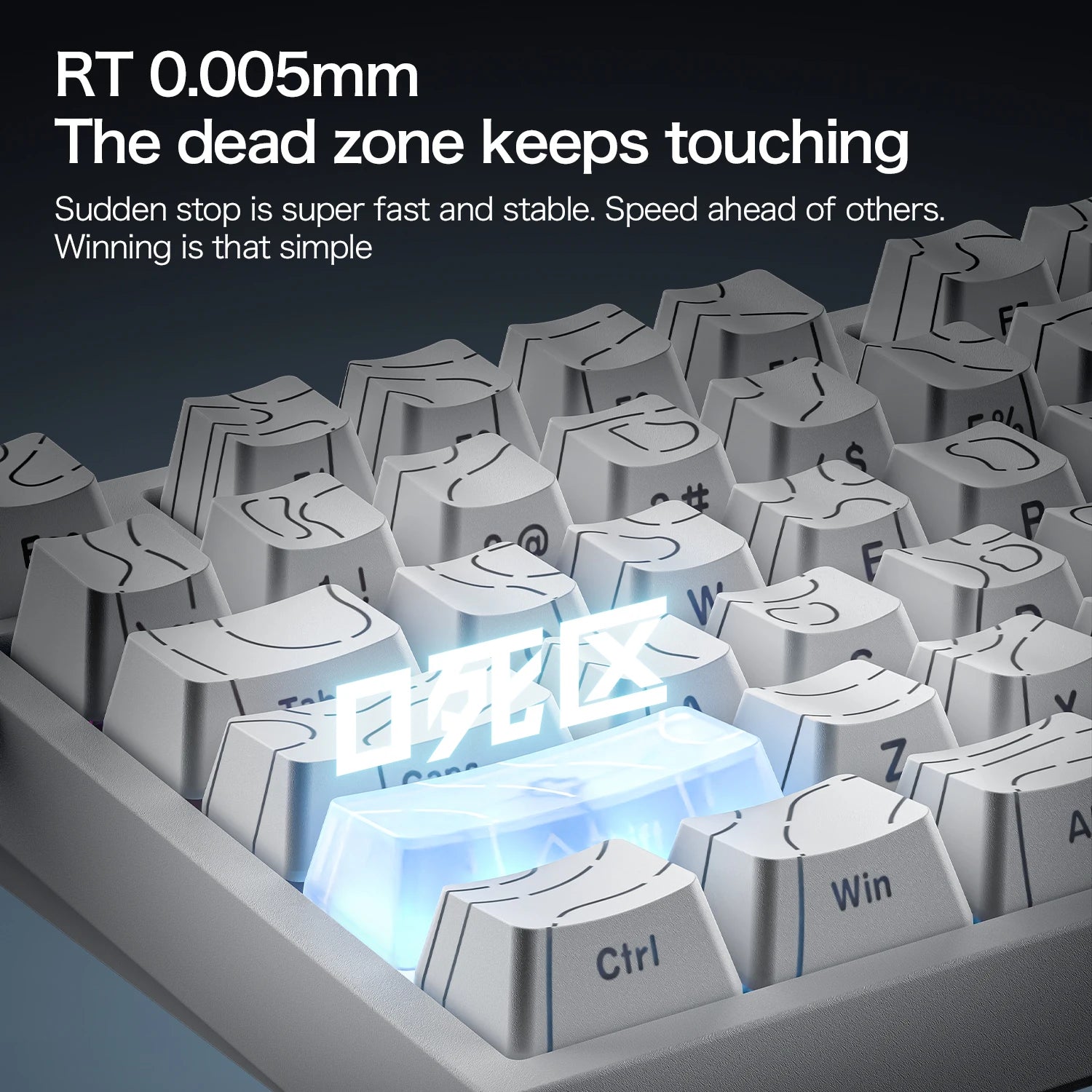 ATTACK SHARK R82 HE Wired RGB Lighting 8KHz Magnetic Keyboard With 0.005mm RT Accuracy,Support RT/Snap Tap/DKS/MT/TGL