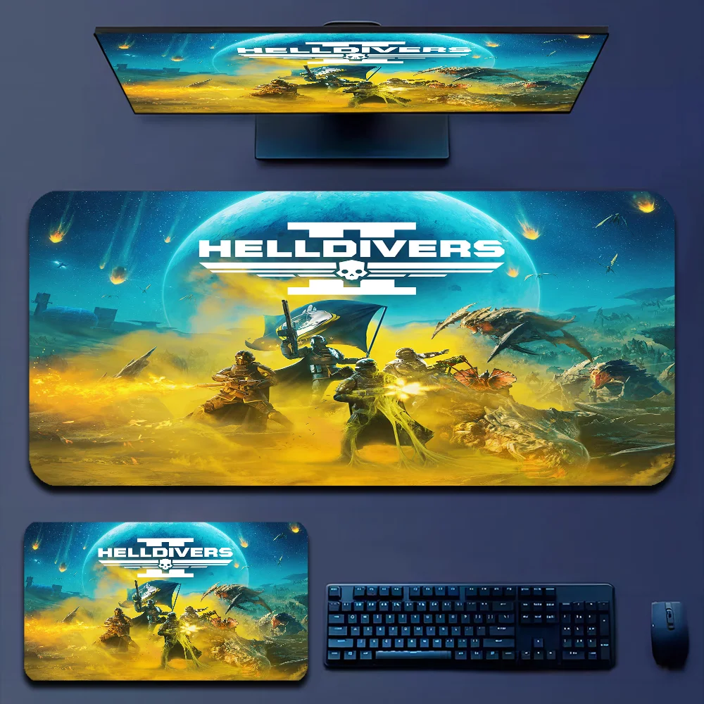 H-Helldiver s 2 Mousepad Boy Pad Natural Rubber Gaming mousepad Desk Mat Size for Gameing World of tanks CS GO Zelda