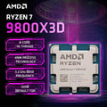 AMD Ryzen 7 9800X3D — 8-Core 16-Thread AM5 CPU, 5.2GHz Boost, 64MB Cache