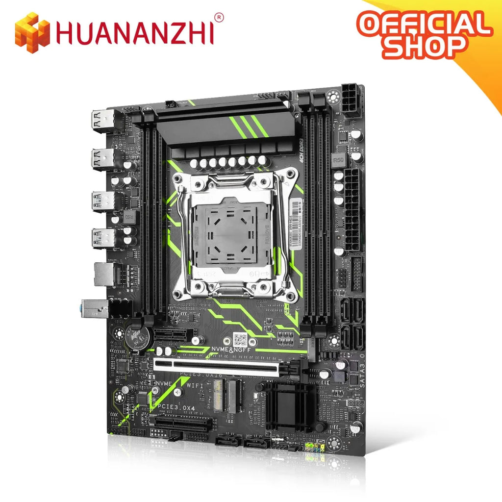 HUANANZHI X99-MD3 Motherboard — LGA 2011-3, DDR3 128GB, Dual M.2 NVMe, USB 3.0, ATX