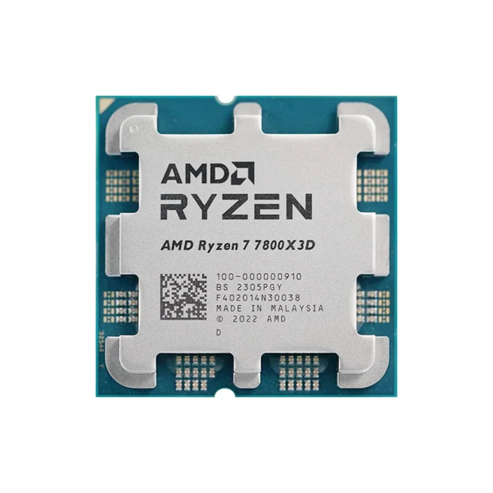 AMD Ryzen 7 7800X3D — 8-Core 16-Thread AM5 CPU, 4.2GHz, 96MB 3D V-Cache, 120W
