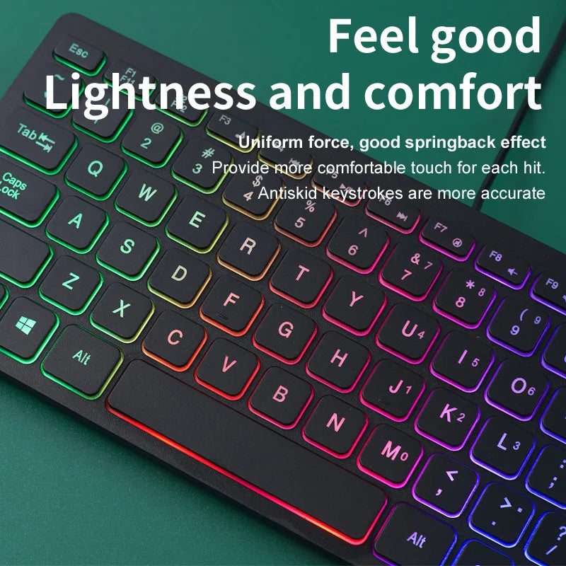 APAYADO K1000 Wired Mini Keyboard - Compact Portable Design, Plug-and-Play, Ideal for Laptops/Computers, Spill-Resistant
