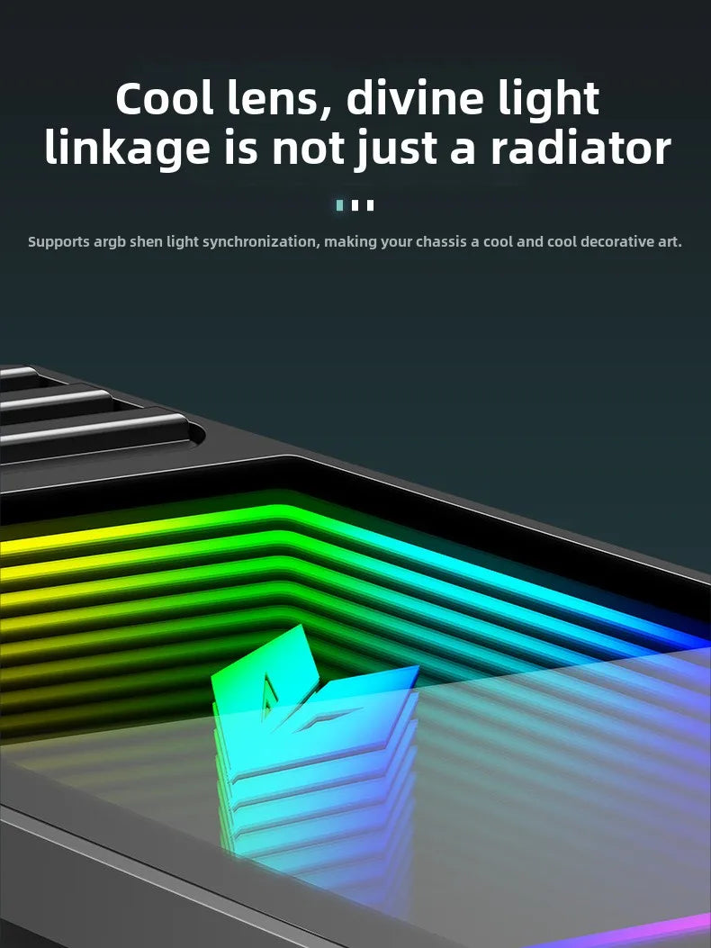 COOLMOON M2 SSD HDD Cooler Solid State Drive Heat Dissipation Vest NVME SSD2280 Brass Heat Sink M2 Heat Sink With Fan