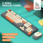 Shipadoo Wireless Keyboard and Mouse Combo Set Gaming Wireless Laptop Desktop Computer Office Accessories Free Wireless Mouse