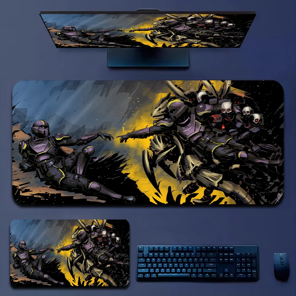 H-Helldiver s 2 Mousepad Boy Pad Natural Rubber Gaming mousepad Desk Mat Size for Gameing World of tanks CS GO Zelda