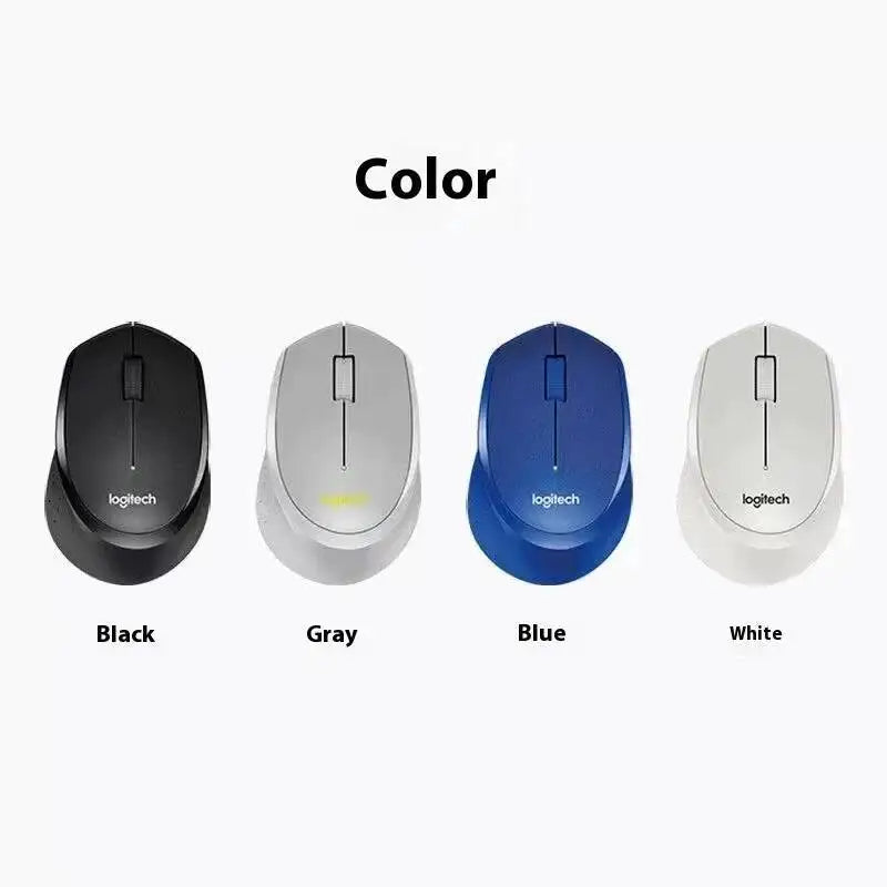 Logitech M330 Silent Wireless Office Mouse — Compact, Quiet, Comfortable