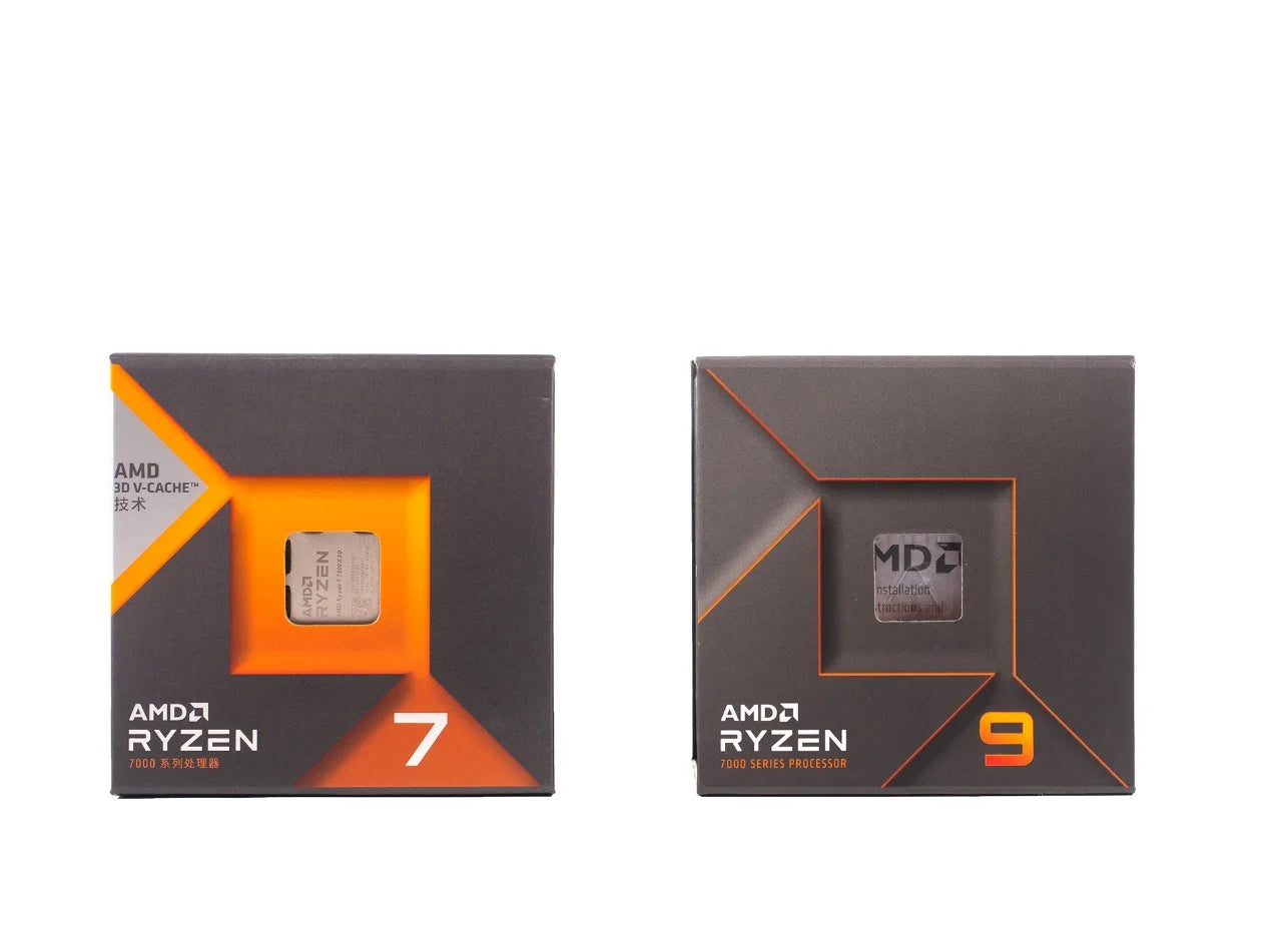 AMD Ryzen 7 7800X3D / 9800X3D / R9 7900X3D — AM5 Gaming CPU, Boxed with Integrated Graphics