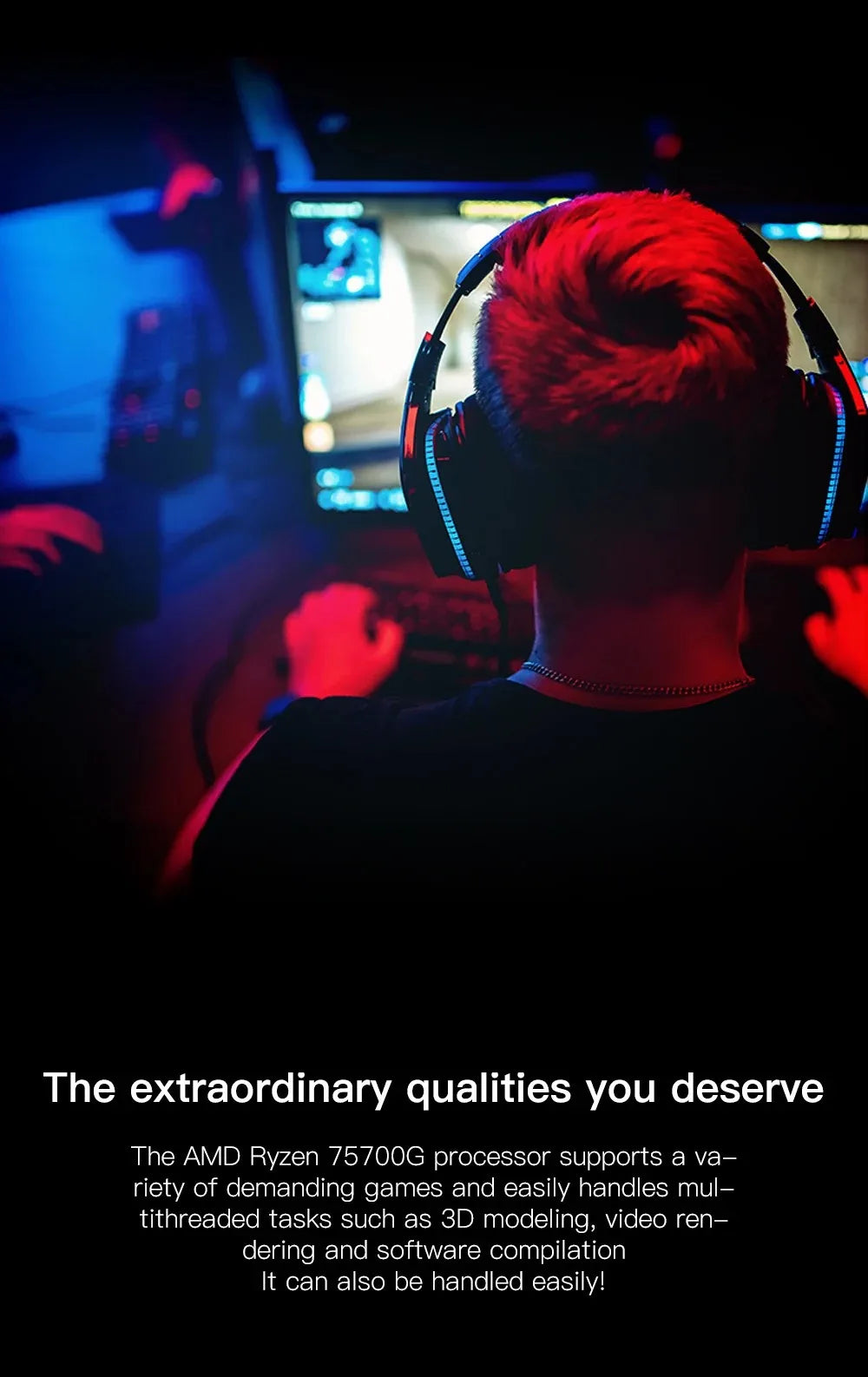 AMD Ryzen 7 5700G — 8-Core 16-Thread AM4 CPU, 3.8GHz / 4.6GHz, Radeon Graphics, 65W