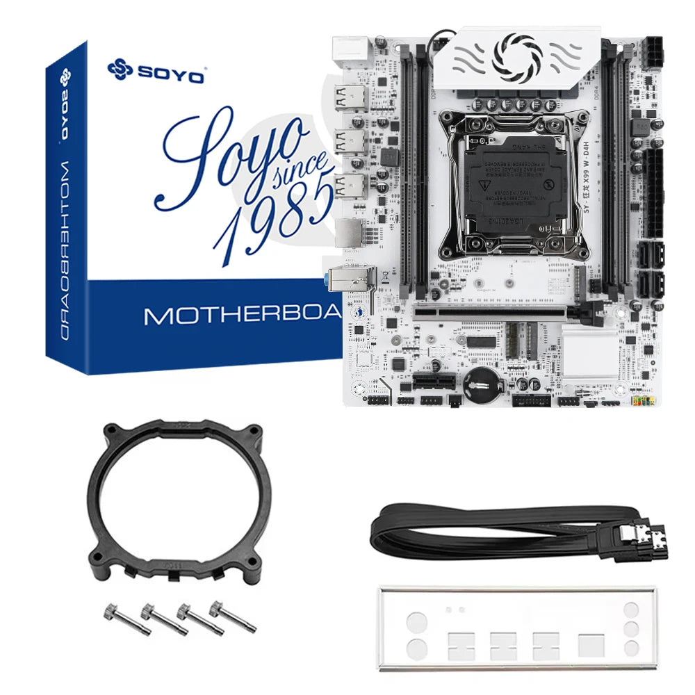SOYO X99 Gaming Motherboard Kit LGA 2011-3 with E5 2630 V4 CPU DDR4 REG ECC Memory M.2 NAME Computer components Mainboard