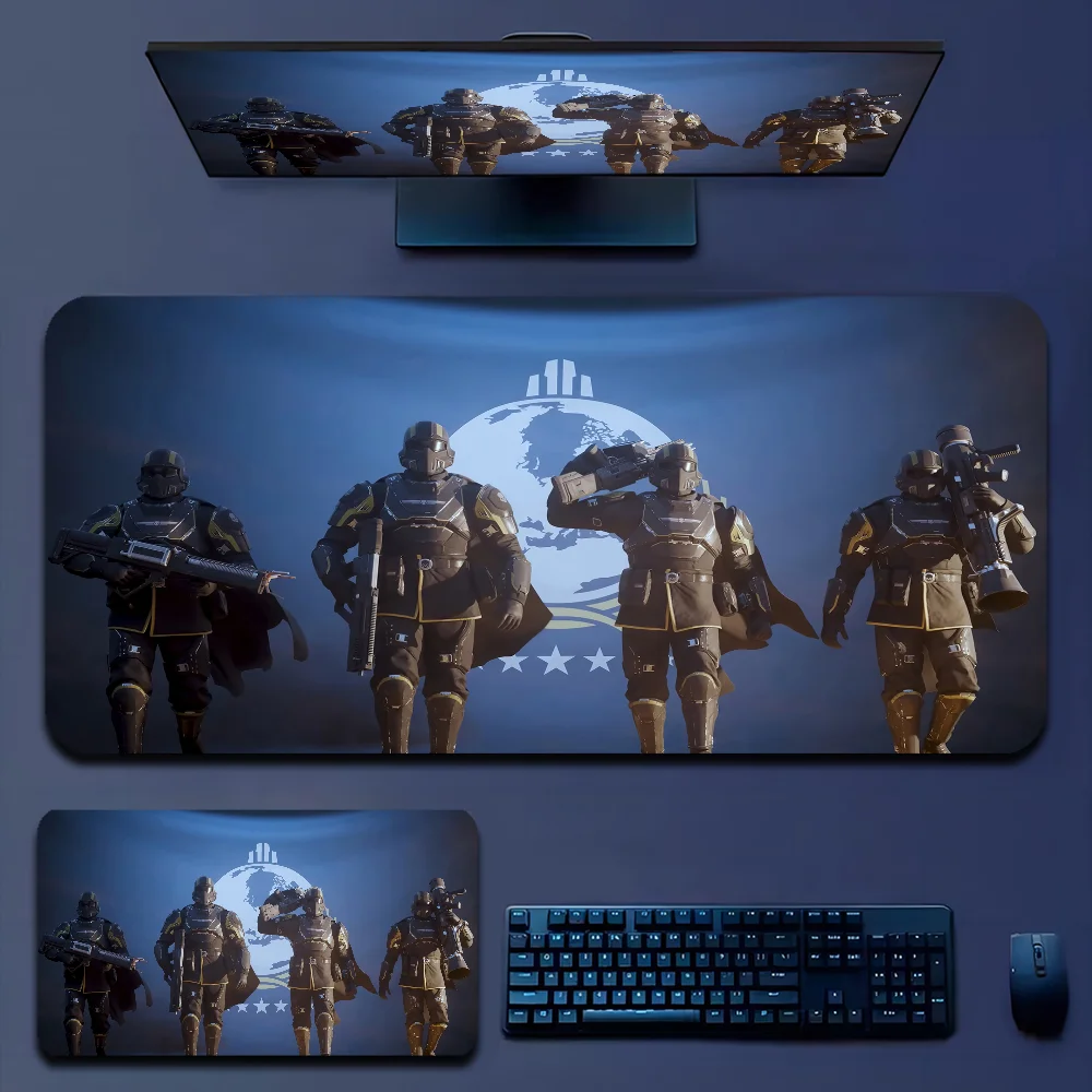 H-Helldiver s 2 Mousepad Boy Pad Natural Rubber Gaming mousepad Desk Mat Size for Gameing World of tanks CS GO Zelda