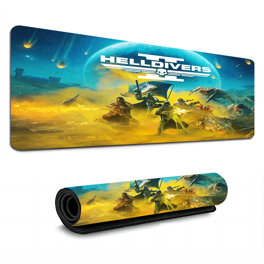 H-Helldiver s 2 Mousepad Boy Pad Natural Rubber Gaming mousepad Desk Mat Size for Gameing World of tanks CS GO Zelda